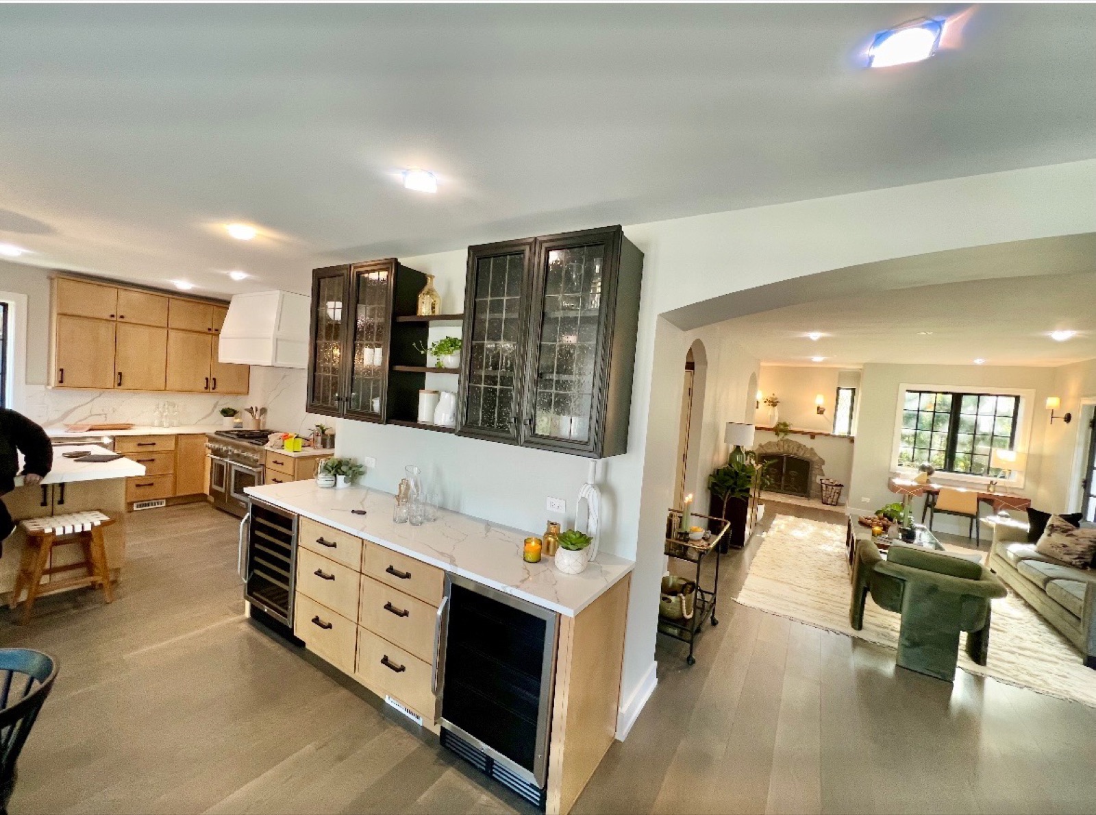 Whole-home lighting, kitchen & great room