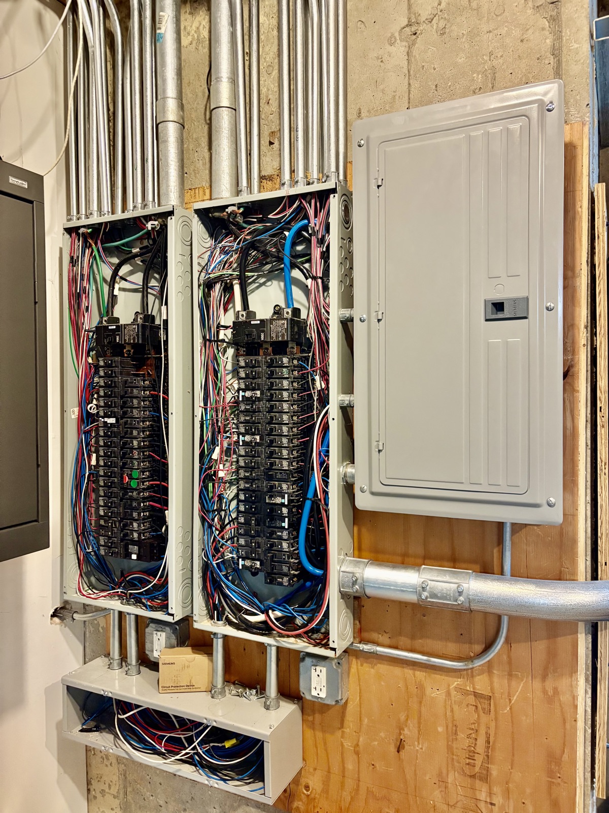 Sub-panel & conduit install