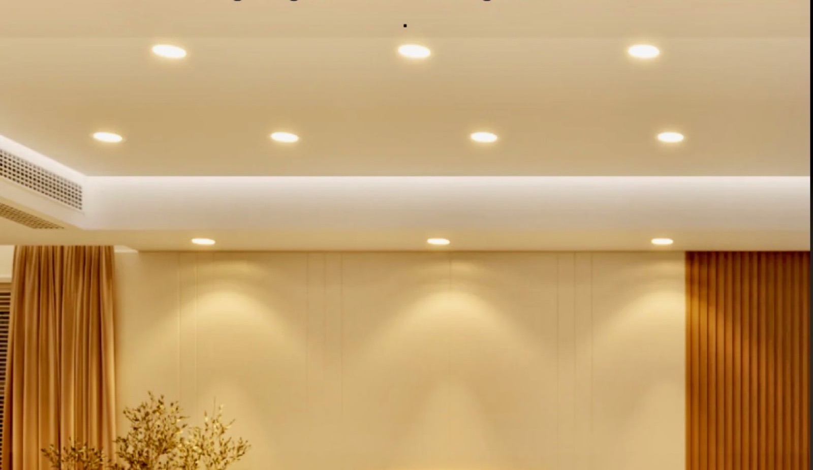 Recessed & cove lighting design